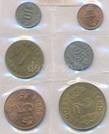 Izland 1966. 1e + 5a + 10a + 25a + 1K + 2K 'Lucky Coin Iceland' Fóliacsomagolásban T:1-,2
Iceland 1966. 1 Eyrir + 5 Aura - Unclassified