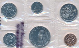 Kanada 1973. 1c-1$ (6xklf) Forgalmi Sor Lezárt Fólia Tokban T:1
Canada 1973. 1 Cent - 1 Dollar (6xdiff) Coin Set In Seal - Unclassified