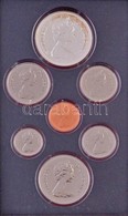 Kanada 1979. 1c-1$ (7xklf) Forgalmi Sor Eredeti Tokban, Közte 1979. 1$ Ag 'Griffon-hajó' T:1
Canada 1979. 1 Cent - 1 Dol - Non Classificati