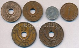 Kelet-Afrika 1936-1964. 5c-10c (4xklf) + Rhodézia és Nyasaland 1964. 3p Cu-Ni + Rhodézia 1972. 1c Br T:1-,2,2-
East Afri - Non Classificati