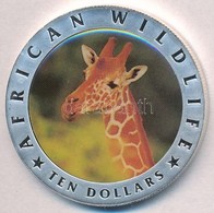 Libéria 2002. 10$ Cu-Ni 'Afrikai Vadak - Zsiráf' Multicolor T:PP 
Liberia 2002. 10 Dollars Cu-Ni 'African Wildlife - Gir - Unclassified