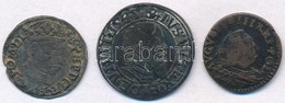 Porosz Hercegség 1545. 1Gr Ag 'Brandenburgi Albert' (1,93g) + Lengyel Királyság 1583. 3Gr Cu? Hamisítványa + ~1750. 1s C - Unclassified