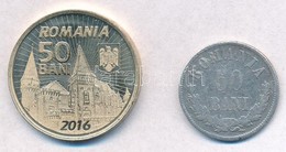 Románia 1873. 50b Ag 'I. Károly' + 2016. 50b T:1--2-
Románia 1873. 50 Bani Ag 'Carol I' + 2016. 50 Bani C:AU-VF - Unclassified
