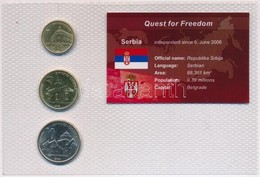 Szerbia 2005. 1D-10D (3xklf) 'Quest For Freedom' Sorozat, Forgalmi Sor Műanyag Díszcsomagolásban T:BU
Serbia 2005. 1 Din - Unclassified