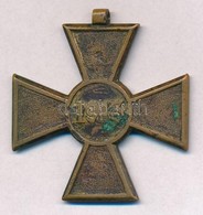 Szerbia 1913. 'Emlékkereszt 1913 - Balkáni Háborúk' Aranyozott Bronz Kitüntetés Mellszalag Nélkül (41x41mm) T:2,2- Arany - Other & Unclassified