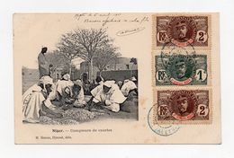 !!! PRIX FIXE : HAUT SENEGAL & NIGER, CPA DE ZINDER DE 1911 POUR LA FRANCE - Cartas & Documentos