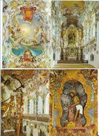 WIESKIRCHE OBERBAYEM LOT DE 4 CARTES NON ECRITES - Weilheim