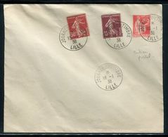 Oblitération " Journée Du Timbre Lille " Sur Entier Postal Type Paix En 1938 - Ref F184 - Standaardomslagen En TSC (Voor 1995)