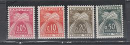 ANDORRE   Taxe  1938  N° 17 à 20   Neuf X Serie Compléte - Unused Stamps