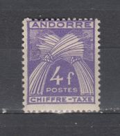 ANDORRE   Taxe  1943  N° 28  Neuf X - Ungebraucht