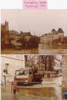 2 Véritables Photographie - Loiret - Montargis- Inondations Janvier 1982 - Montargis