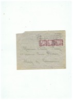 SECRETARIAT D'ETAT AU RAVent  DEPARTent  NORD TAXE A LA CHARGE DU DESTINATAIRE + FLAMME 22 VIII 1942 POUR VALENCIENNES - 1859-1959 Lettres & Documents