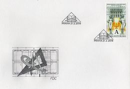 Czech Republic - 2018 - Technical Monuments - Municipal Library Of Prague - FDC (first Day Cover) - FDC