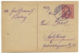 Austria 1919 10h Crown Postal Card Voitsberg To Salzburg, Getreidegasse 9 - Postkarten