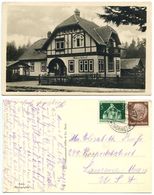 Germany 1936 RPPC Mönchhof (Inn In Elgersburg), Manebach To Lawrence MA - Elgersburg