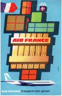 CP Publicitaire  Air France " Transporte Tout,partout " - Reclame