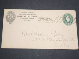 ETATS UNIS - Entier Postal Commerciale De Chicago -  L 13621 - 1901-20