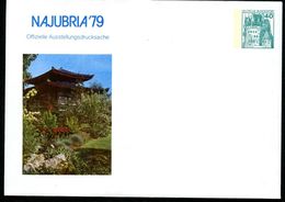 Bund PU110 C1/002 Privat-Umschlag JAPANISCHER GARTEN LEVERKUSEN ** 1979 - Private Covers - Mint