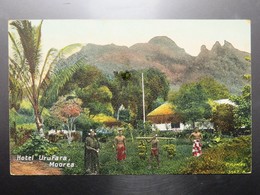 C.P.A. TAHITI, MOOREA : Hotel Urufara, Animé - Tahiti