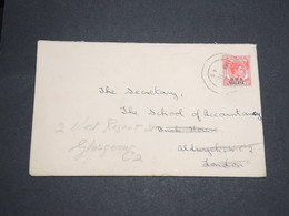 SINGAPOUR - Enveloppe De Singapour Pour La Grande Bretagne En 1945 -  L 13633 - Singapur (...-1959)