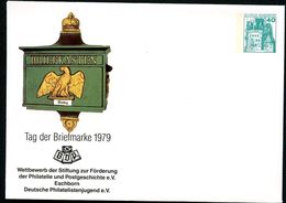 Bund PU110 C1/004a Privat-Umschlag BRIEFKASTEN PREUSSEN 1860 ** 1979 - Private Covers - Mint