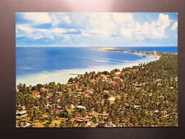 C.P.A. TAHITI TUAMOTUS Base Avancée De HAO , Le Village D'OTEPA - Tahiti