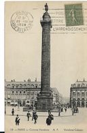 75  PARIS   PLACE ET COLONNE VENDOME  AP108 ANIMATION - Statues