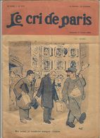 Revue , LE CRI DE PARIS , N) 1229, 17 Octobre 1920 , 17 Pages , Nombreuses Publicités , 6 Scans , Frais Fr 1.95 E - 1900 - 1949