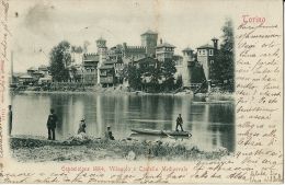 TORINO ESPOSIZIONE 1884 VILLAGGIO E CASTELLO MEDIOEVALE ANIMATA - Expositions