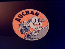 Autocollant Ancien Publicitaire Ancien Magasin Auchan - Stickers