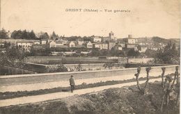 CPA-1918-69-GRIGNY-Vue GENERALE-TBE-RARE - Grigny