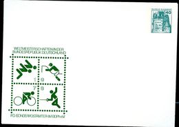 Bund PU110 C1/001 Privat-Umschlag WELTMEISTERSCHAFTEN 1978 - Private Covers - Mint