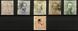 2109- España Nº 126, 128T, 116a, 121/2 Y 124 - Used Stamps