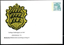 Bund PU110 C2/003 Privat-Umschlag WAPPEN TUTTLINGEN 1979 - Privé Briefomslagen - Ongebruikt