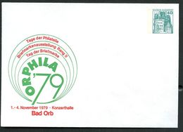 Bund PU110 D2/002 Privat-Umschlag ORPHILA BAD ORB 1979 - Privé Briefomslagen - Ongebruikt