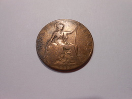 Grossbritannien  Half Penny  1915  King Georg V - LV Ss - C. 1/2 Penny