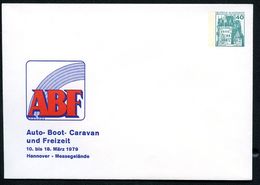 Bund PU110 D2/012 Privat-Umschlag AUTO BOOT CARAVAN Hannover 1979 - Privé Briefomslagen - Ongebruikt