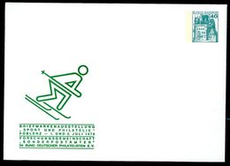 Bund PU110 D2/014 Privat-Umschlag SKILÄUFER KOBLENZ 1978 - Private Covers - Mint