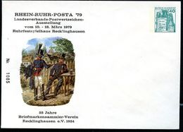 Bund PU110 D2/023 Privat-Umschlag POSTILLIONE RHEIN-RUHR-POSTA Recklinghausen - Private Covers - Mint