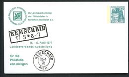 Bund PU110 D2/026 Privat-Umschlag ALTE POSTSTEMPEL REMSCHEID 1977 - Privé Briefomslagen - Ongebruikt