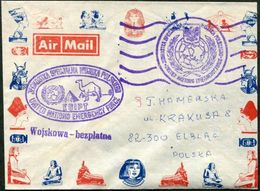 UN Forces 1974 UNEF II Egypt Polish Contingent Field Post Military Air Mail Cover Feldpost United Nations > Poland - Militaria