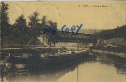 THUIN :  Vue De La Sambre     (  1924 )    Binnenscheepvaart - Bateau - Thuin