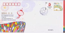 PFTN.AY-15 CHINA 2008 The Opening Of The Games Of The XXIX Olympiad(BeiJing) Commemorative Cover - Omslagen