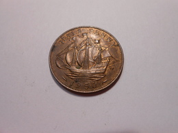 Grossbritannien  Half Penny  1950  King Georg Vl - LV Ss - C. 1/2 Penny