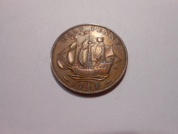 Grossbritannien  Half Penny  1949  King Georg Vl - LV Ss - C. 1/2 Penny