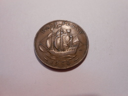 Grossbritannien  Half Penny  1950  King Georg Vl - LV Ss - C. 1/2 Penny