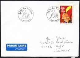 FRANCE SAINT AVERTIN 2005 - MAILED ENVELOPE -  COMICS: STAMP FESTIVAL - Bandes Dessinées