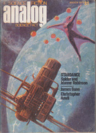 C1  ANALOG 03 1977 SF Pulp STARDANCE Par SPIDER ROBINSON Prix HUGO Gunn BESTER - Science-Fiction