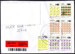 ARGENTINA 2018 - REGISTERED ENVELOPE - NATIONAL PRODUCTION: FRUITS - PEAR / LEMON / CHERRY / GRAPES / WATERMELON - Agriculture