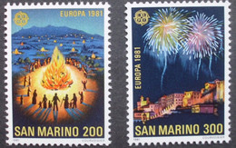 San Marino        Cept   Europa   Folklore   1981     ** - 1981